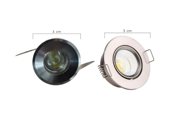 Bala LED De integrada Redonda nicho SATIN