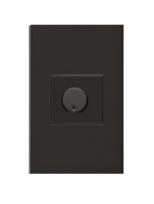 DIMMER SENCILLO NEGRO PLUS